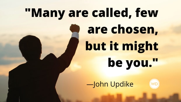 John Updike quotes | Many are called, few are chosen, but it might be you.