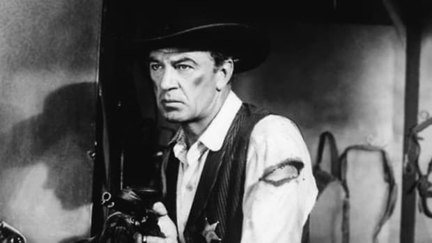  Gary Cooper as Marshal Will Kane in the United Artists’ 1952 classic High Noon, written by John W. Cunningham (story) and Carl Foreman.