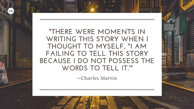 Charles Martin: On Writing About the Most Difficult Topics