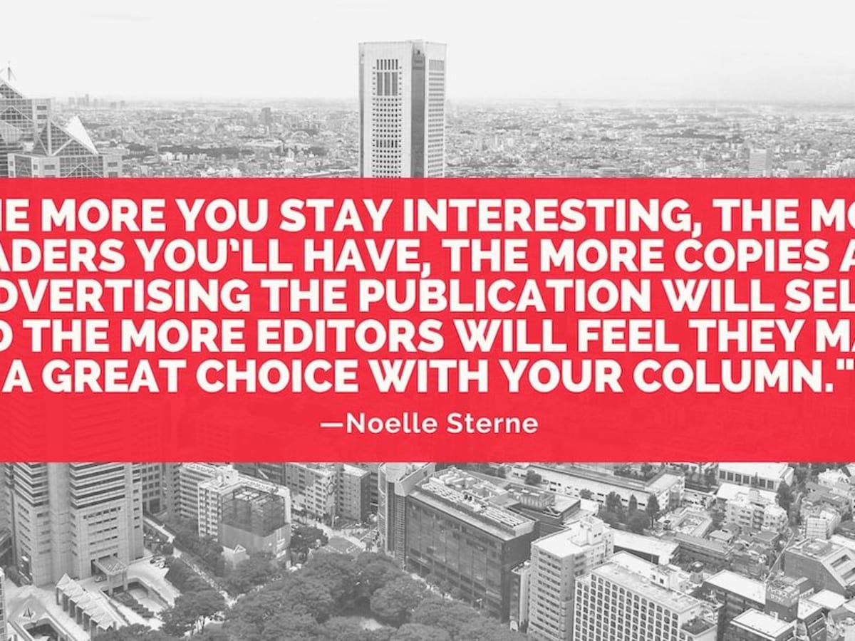 Want to Write a Column? Here are 22 Key Tips You Need to Know