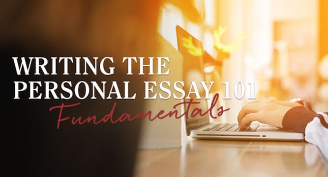 Writing a personal article 101