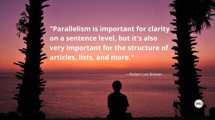 The Importance of Parallelism in Writing (Grammar Rules) - Writer's Digest