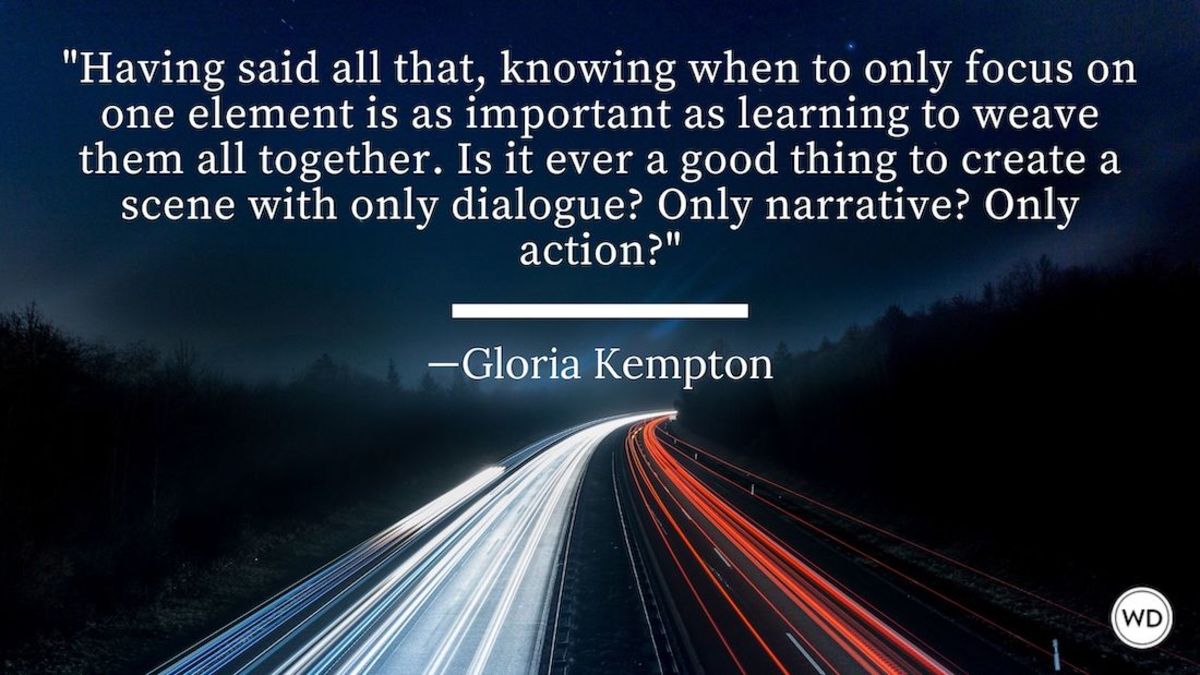 How to Balance Action, Narrative, and Dialogue in Your Novel