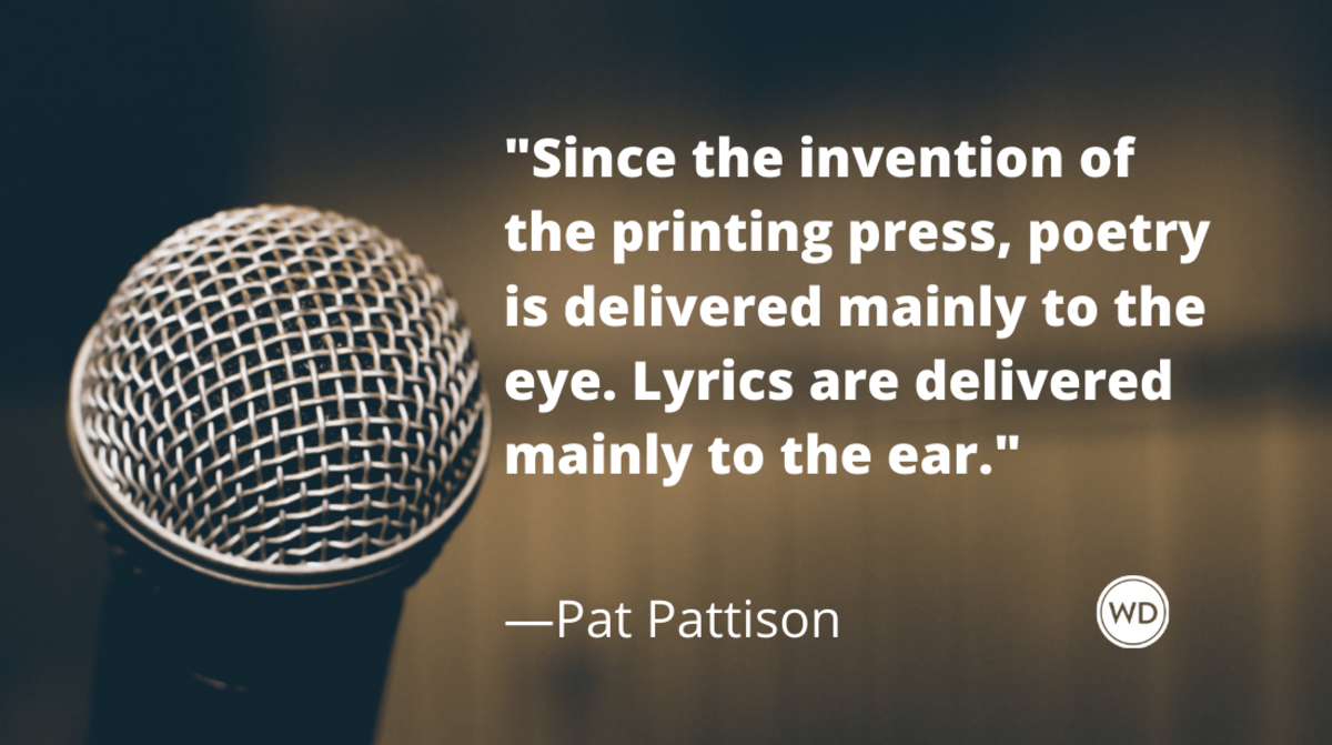 Lyric Writing vs. Poetry, Pat Pattison