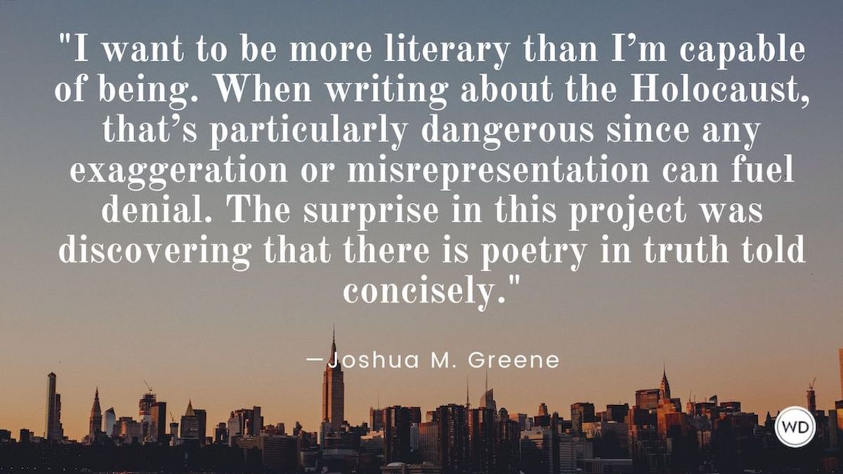 Joshua M. Greene: On Balancing Poetry and Conciseness in Biographies