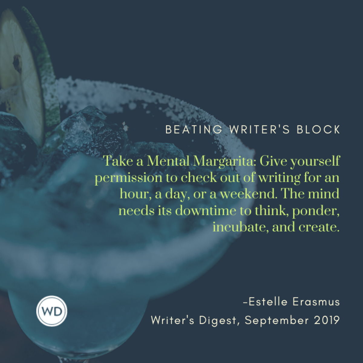 beat writer's block