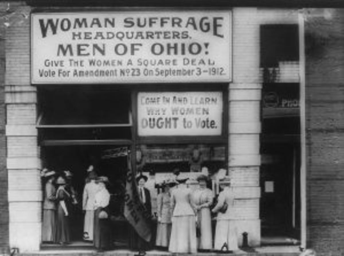 Woman Suffrage Headquarters in Cleveland, Ohio