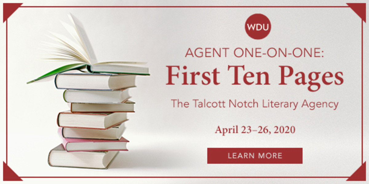 In this invaluable event, you'll get to work with an agent online to review and refine the first ten pages of your novel or non-fiction book. You'll learn what keeps an agent reading, what are the most common mistakes that make them stop, and the steps you need to take to correct them. The best part is that you'll be working directly with an agent, who will provide feedback specific to your work.