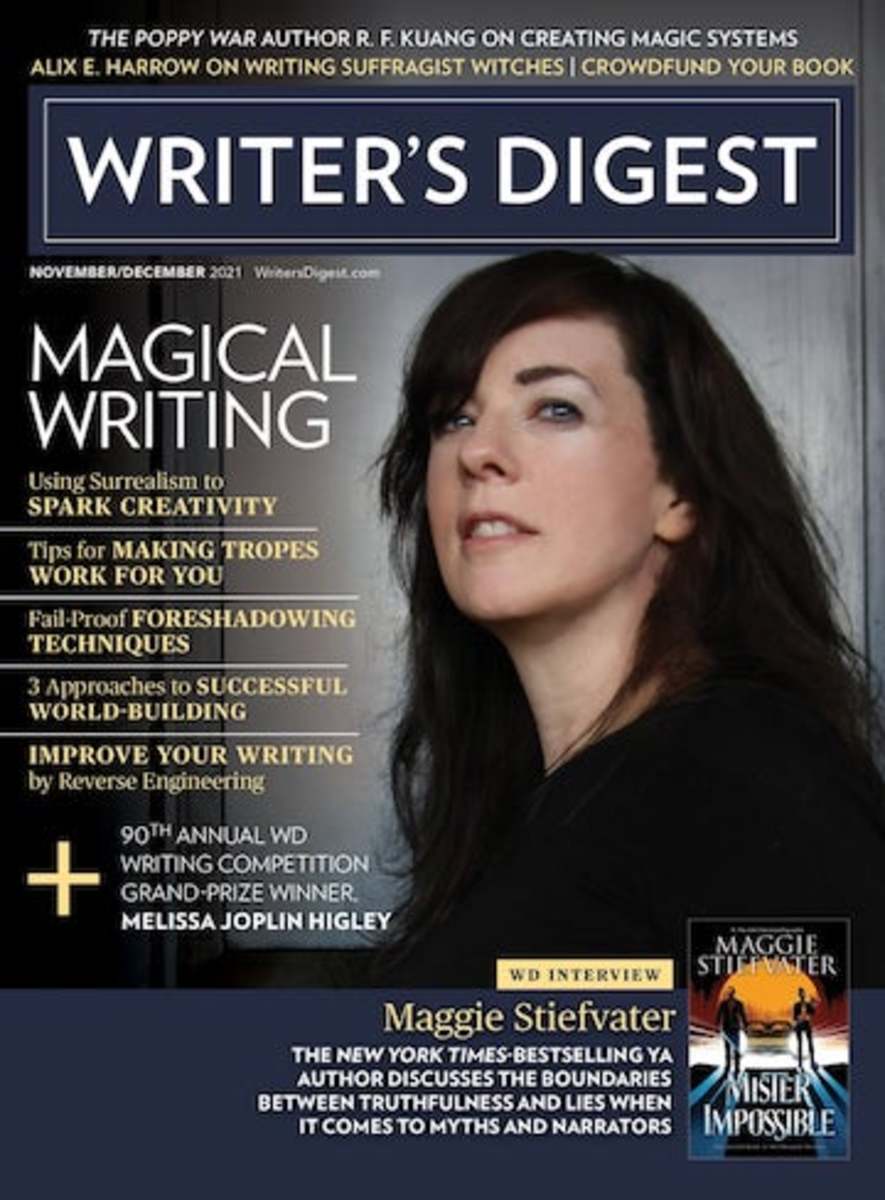 Writer's Digest cover November/December 2021