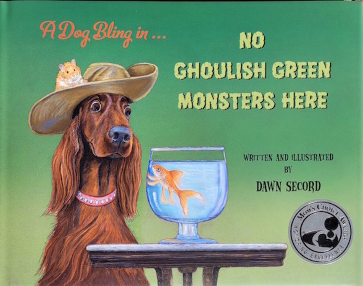 No Ghoulish Green Monsters Here, written and illustrated by Dawn Secord