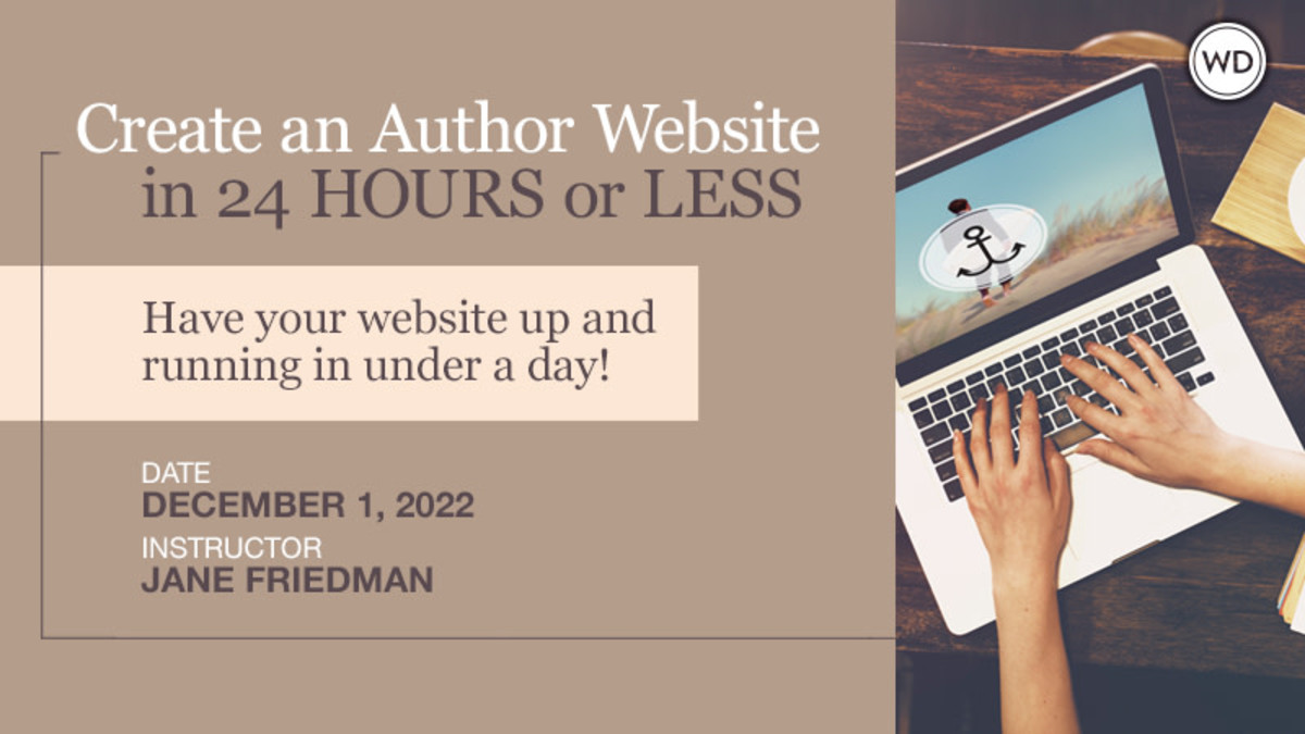 Create Author Website in 24 Hours or Less