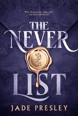 The Never List, by Jade Presley (book cover image)
