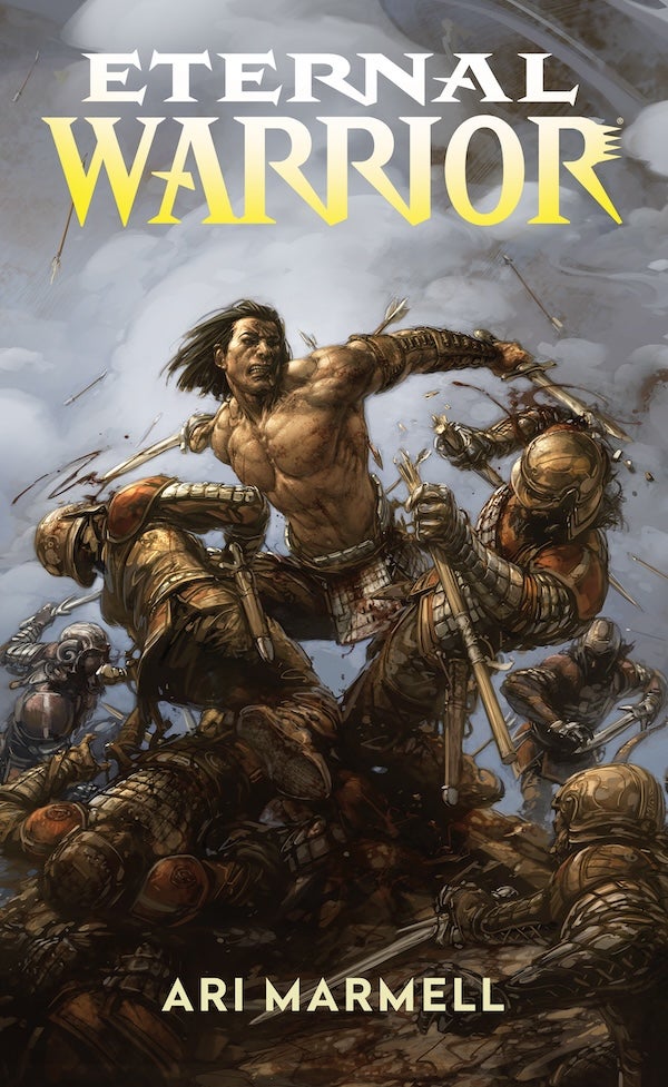 Book cover for Ari Marmell's new fantasy novel, The Eternal Warrior