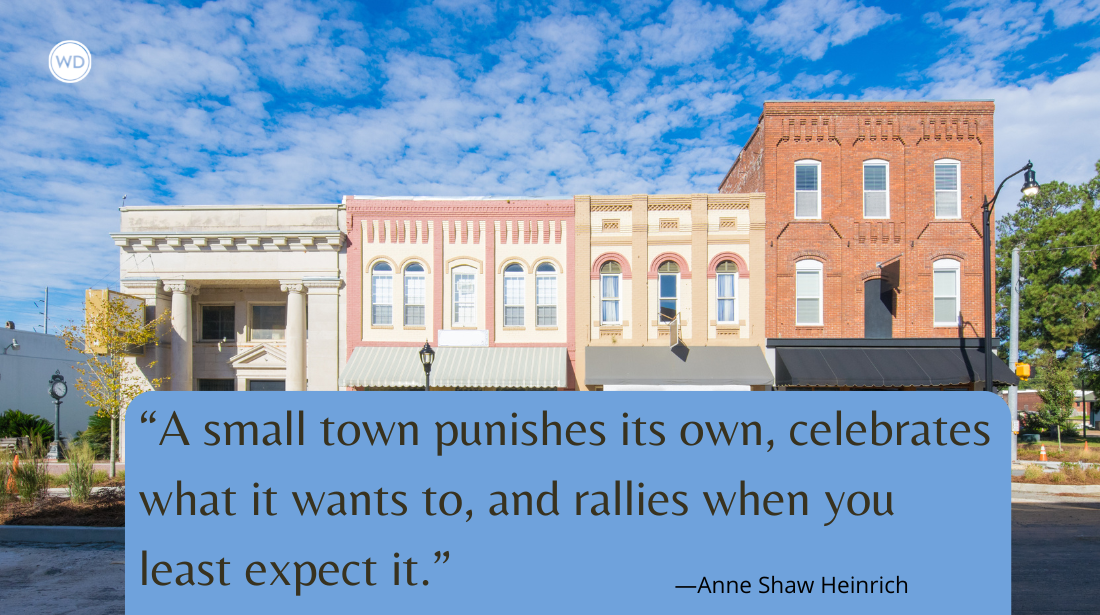 Writing the Pros and Cons of Small Towns in Fiction