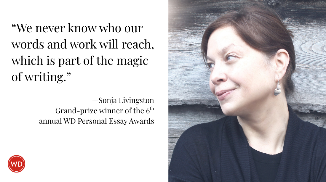 Q&A With Sonja Livingston, Winner of the 6th Annual WD Personal Essay Awards