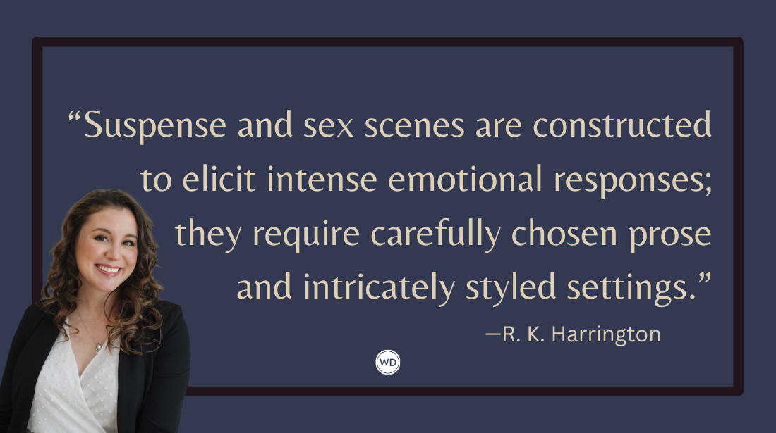 Heart-Racing Scenes: What Do Suspense and Sex Scenes Have in Common?, by R. K. Harrington