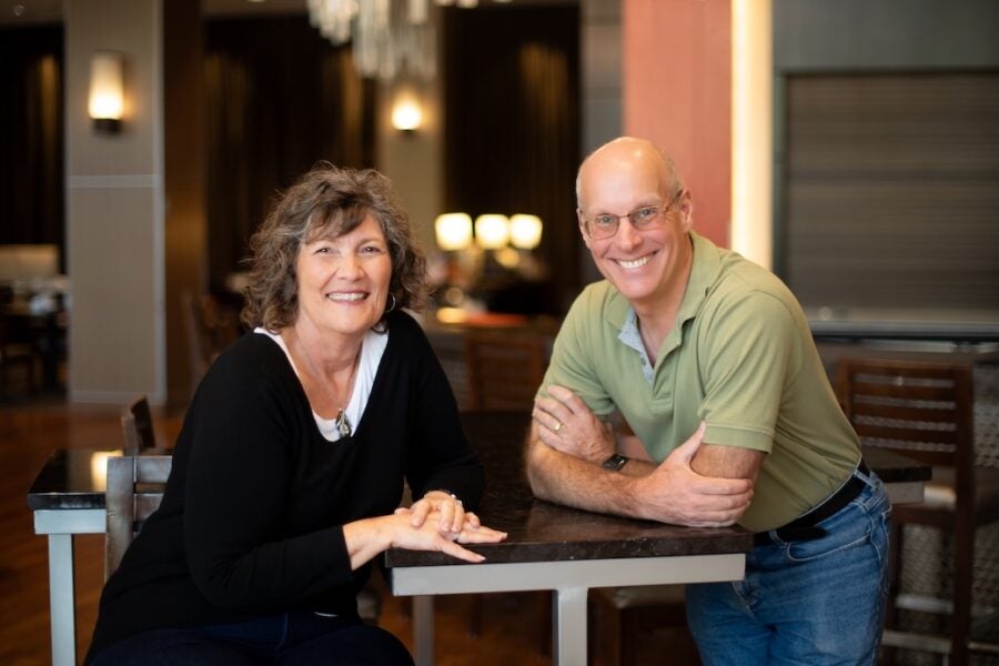 Colleen Coble and Rick Acker