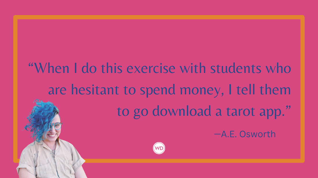 I Made My Characters With Tarot Spreads, and So Can You!, by A.E. Osworth